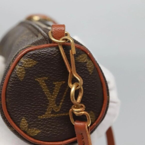 LOUIS VUITTON Monogram Papillon Pouch LV Auth BA3067 - Picture 10 of 16